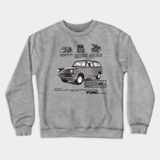 FORD ANGLIA ESTATE - advert Crewneck Sweatshirt